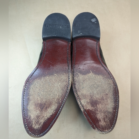 Florsheim "Albany St" Classic Black leather  Cap toe Oxford 20363 men's sz 11.5E - Picture 11 of 11